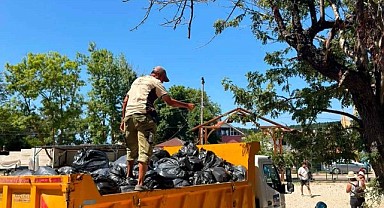 Kandıra'da 387 ton atık toplandı