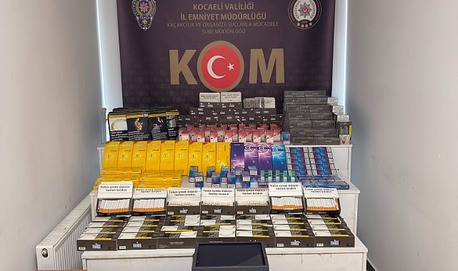 Kocaeli’de tütün operasyonu! 2 kişi gözaltına alındı