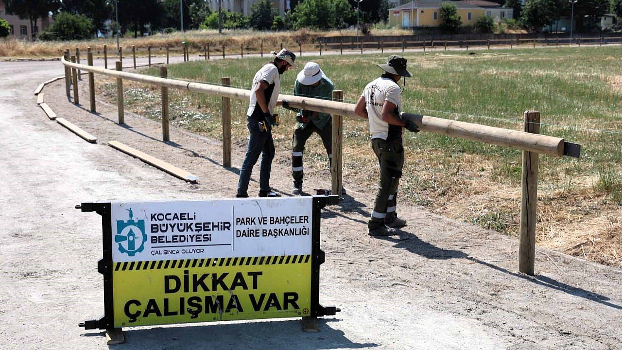 Rahvan At Tesisi yarışlar öncesi bakıma alındı
