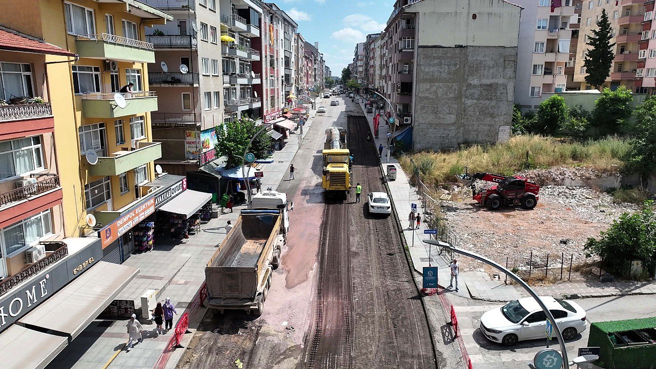 Şehit Numan Dede Caddesi yenileniyor