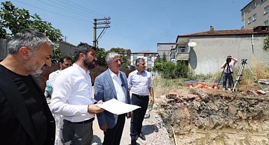 Semt konağı için ilk kazı başladı