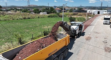 Uzunbey'in ana ulaşım güzergahı yenileniyor
