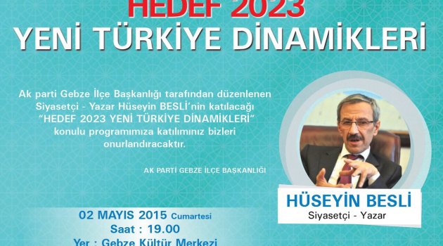 AK Parti Gebze konferans düzenliyor