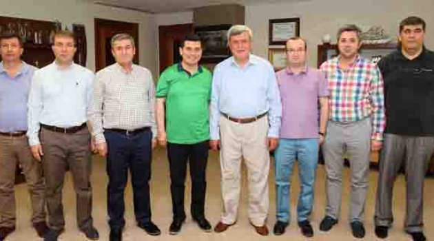 Başkan, Kepez Belediye Başkanını misafir etti