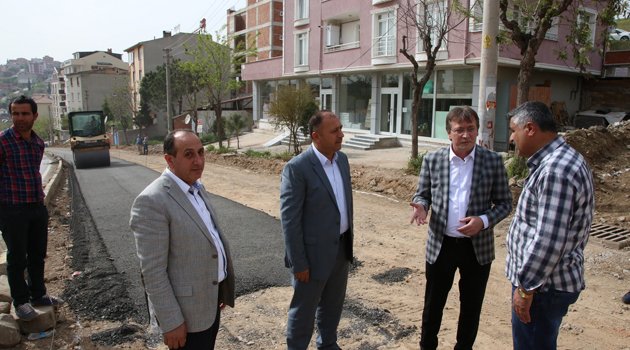 Bosna Caddesi’nde üstyapı başladı