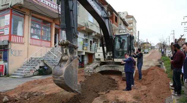 Bosna caddesinde çalışmalar başladı