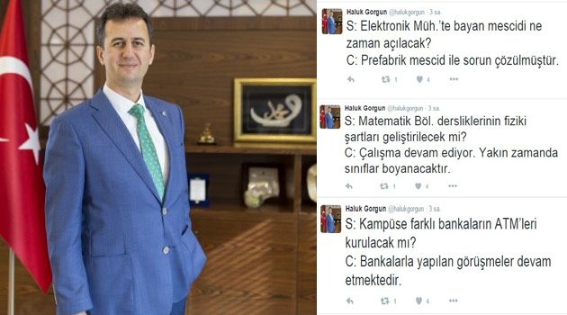Böyle rektör her üniversitenin başına