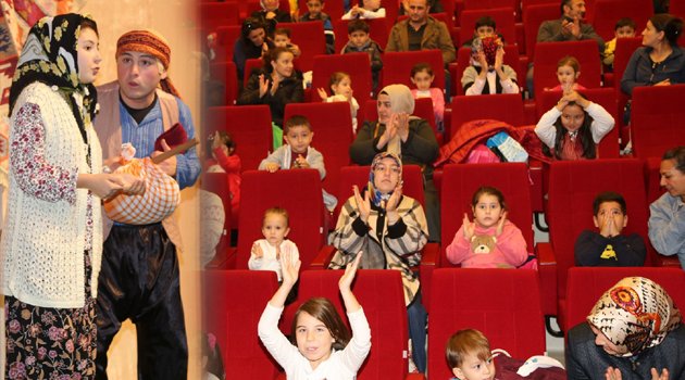 Büyükler ‘Kılıbık’la küçükler ‘Keloğlan’la eğlendi