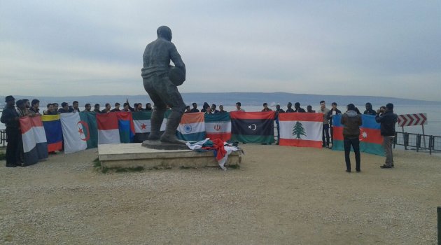 Çanakkale’de duygusal anlar yaşadı