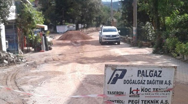 Cumaköy’de doğalgaz çalışmaları