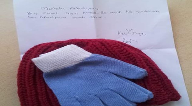 Darcalı öğrenciler ‘kimse üşümesin’ dedi!