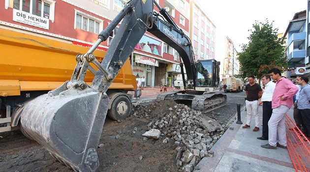 Fatih Caddesi yenileniyor