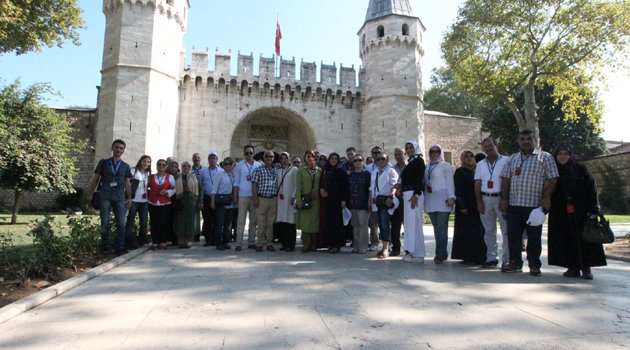 Gebze ailesi tarih gezisinde stres attı