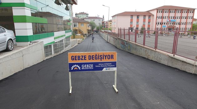 Gebze’de öğrencilere yayalaştırılmış sokak