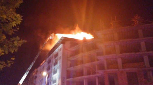 Gebze'de korkutan yangın