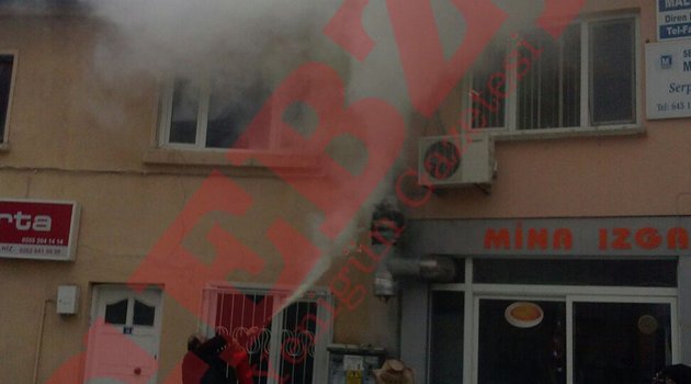 Gebze'de yangın paniği!