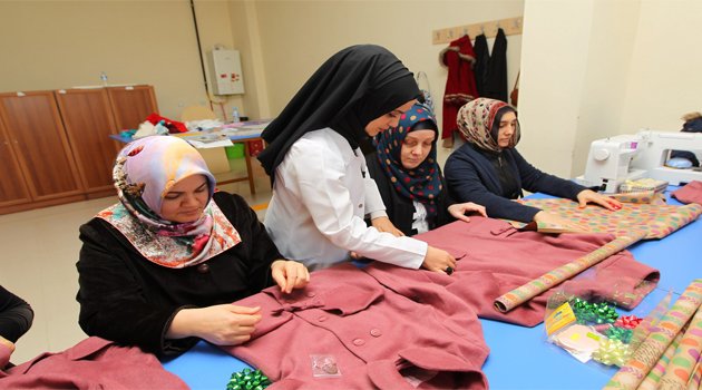 GESMEK kursiyeri yetimler için dikti