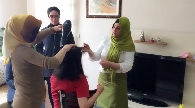 GESMEK kursiyerleri Sevgi Evlerinde