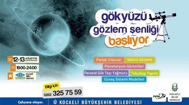 Gökyüzü Gözlem şenliği başlıyor