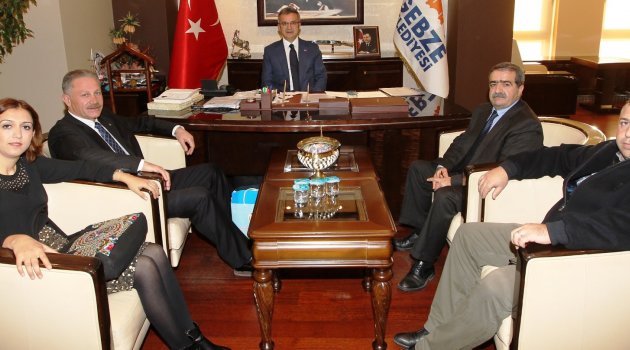 Hanak Belediye Başkanı Köşker’i ziyaret etti