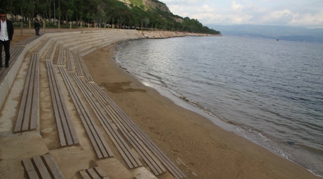 Hereke sahili 1. etap tanıtıldı