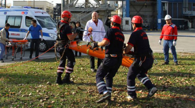 İtfaiyeden geniş çaplı tatbikat