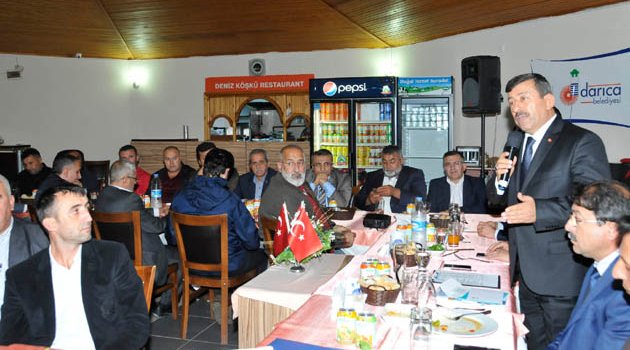 Karabacak dernek başkanlarıyla buluştu