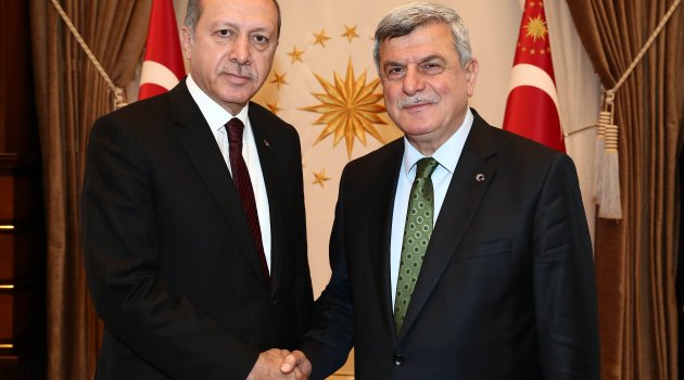 Karaosmanoğlu, Cumhurbaşkanına konuk oldu