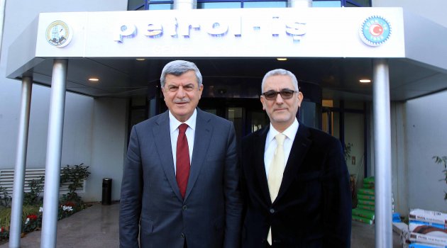 Karaosmanoğlu’nun Petrol-İş ziyareti