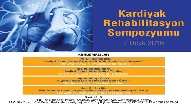 “Kardiyak Rehabilitasyon Sempozyumu”
