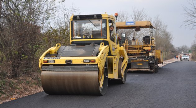 Kartepe Ortaburun yolu yenilendi