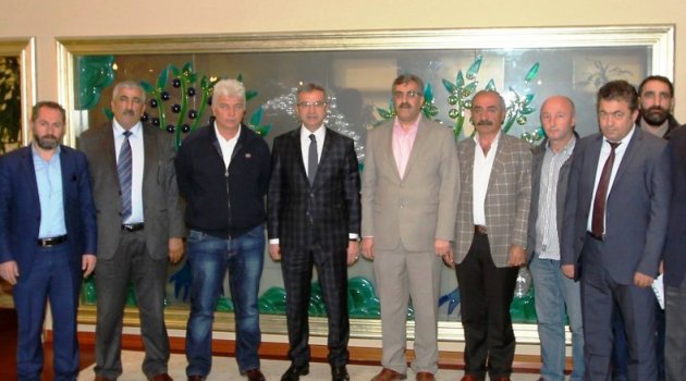 Köşker, otogar esnafını ağırladı