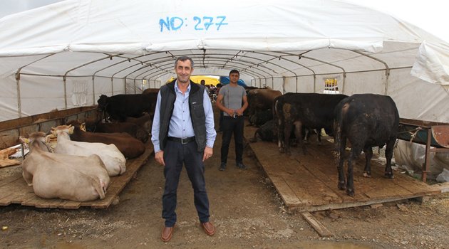 Kurban satış alanı hazır