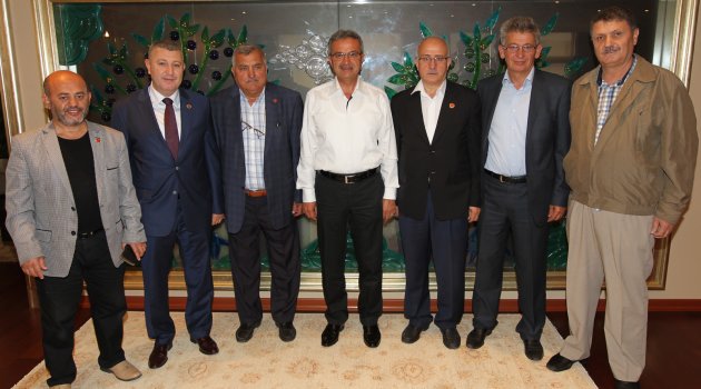 Muhtarlardan Köşker’e ziyaret