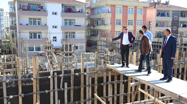 Okulda inşaat çalışmaları hızlandı