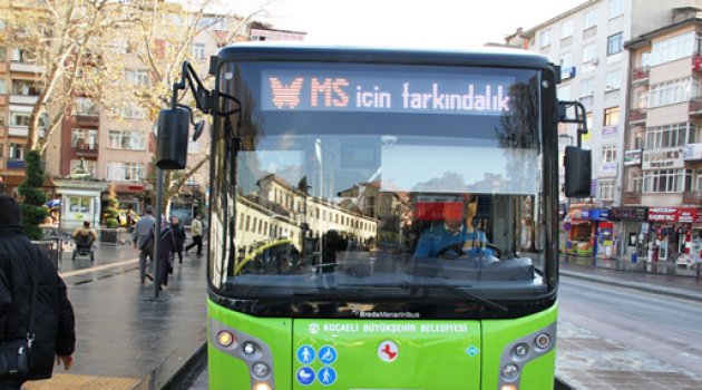 Otobüslerde MS’e dikkat çekildi