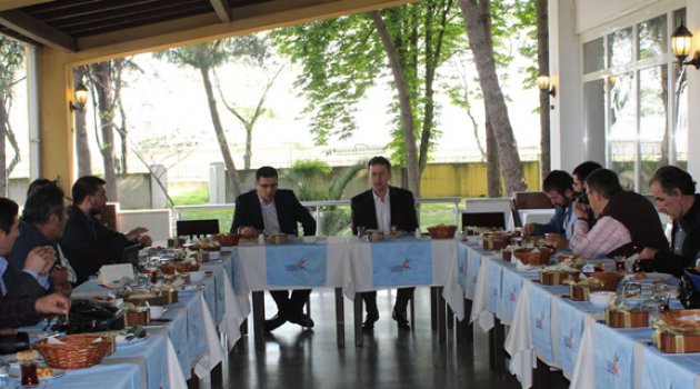 Rektör Görgün, basın mensuplarını ağırladı