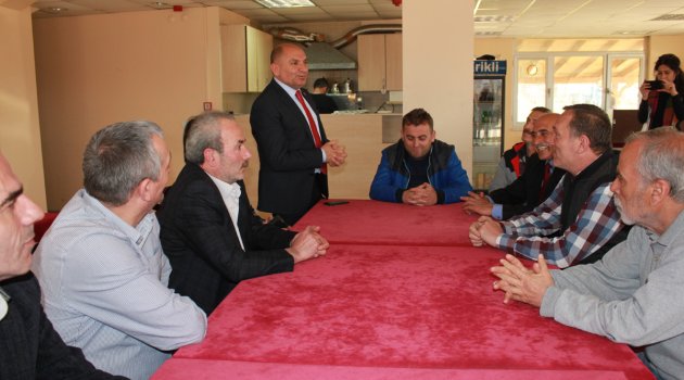 Şoför esnafın sorunlarını dinledi