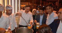 Demokrasi Nöbetinde Ağrılılardan çorba ikramı