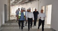 Yaman, Fatih Devlet Hastanesi inşaatını inceledi