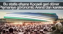 Kocaelispor'un pişmaniye görünümlü stadı bitmek üzere
