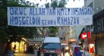 Gebzespor taraftarından alkış alan pankart