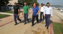 Büyükakın Dereköy sahilini inceledi