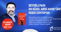 Ahmet Ümit Gebze’ye geliyor!