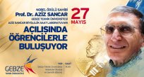 Aziz Sancar GTÜ’ye geliyor