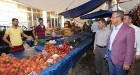 Başkan Köşker Beylikbağı pazarında