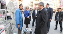 Başkan Köşker’den esnaf turu