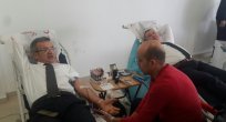 Başkan Köşker’den Kan bağışı