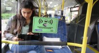 Belediye otobüslerinde internet keyfi!