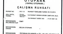 Belsa Otoparkı ruhsatsızdır açıklaması asılsızdır